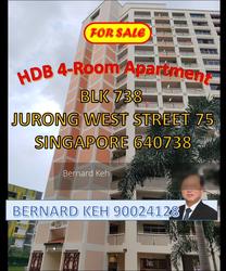 Blk 738 Jurong West Street 75 (Jurong West), HDB 4 Rooms #128291312